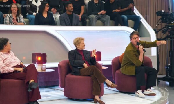 Noivo, Fábio Porchat anuncia casamento no próximo ano e faz pedido inusitado para Eliana