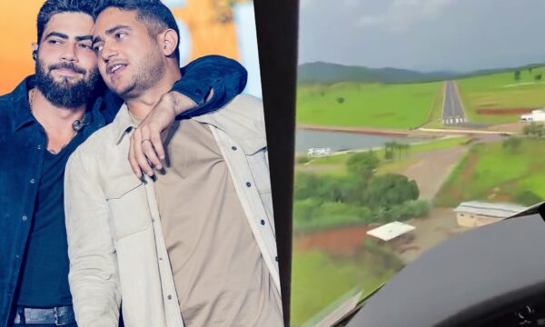 Fazenda de Henrique e Juliano tem aeroporto, piscina de borda infinita, criação de gado Nelore e mais luxos