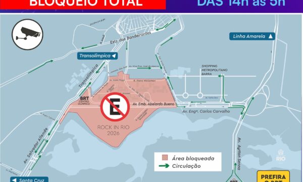 Rock in Rio: veja lista de ruas interditadas no segundo fim de semana de shows