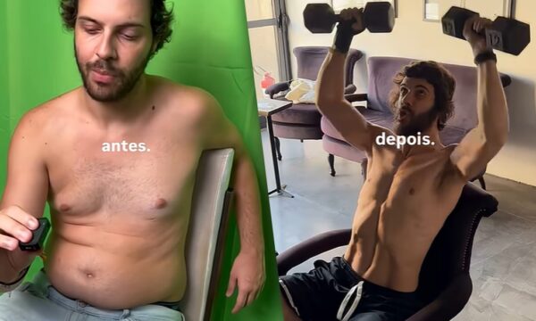 Diogo Defante musculoso: pó de beterraba e treino sete vezes por semana estão entre os segredos