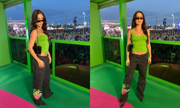 Jade Picon aposta em cintura baixa e deixa ‘entradinhas’ em evidência