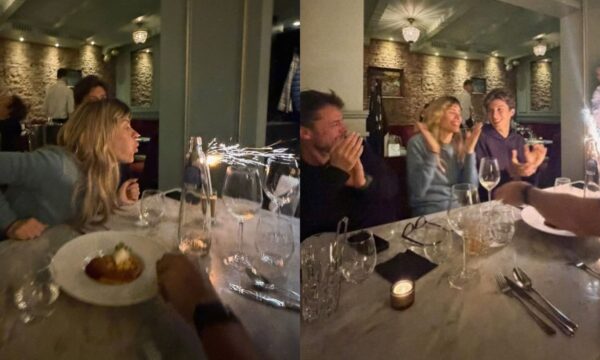 Carolina Dieckmann celebra aniversário com karaokê em Amsterdã