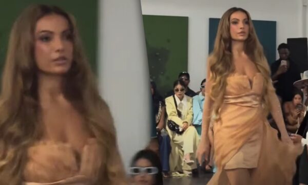 Patrícia Poeta estreia como modelo na Nova York Fashion Week