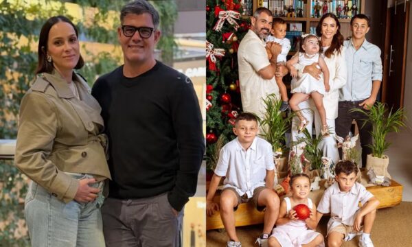 Juliano Cazarré e Letícia serão pais pela sétima vez; conheça os seis filhos do casal