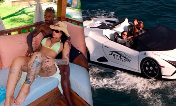 Lamborghini aquática? Lincoln Henrique e Adriana Muller surpreendem ao pilotar veículo na Turquia