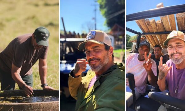 André Marques transforma sítio herdado do pai em refúgio: ‘Conexão com a minha história’