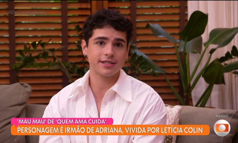 João Victor Gonçalves surpreende ao relevar origem da relação de Mau Mau e Felipe em Quem Ama Cuida