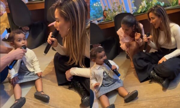 Filha caçula de Zezé rouba a cena ao cantar com Wanessa Camargo no aniversário de Graciele Lacerda